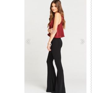 Show Me Your Mumu Black Flare Bellbottoms!
